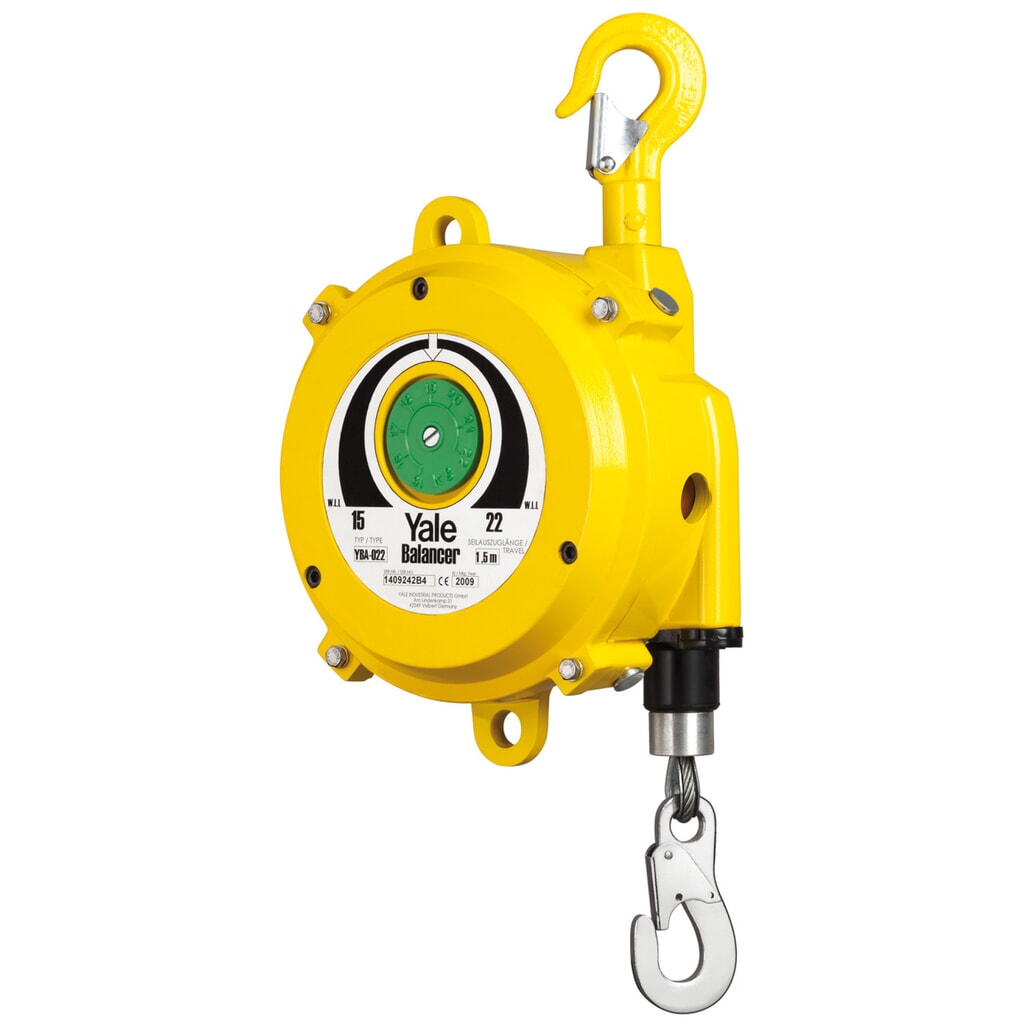 Yale® Balancer YBA-15, Tragkraft 9 - 15 kg, Seilauszug 1,3 m Produktabbildung: Yale® Balancer YBA-15, Tragkraft 9 - 15 kg, Seilauszug 1,3 m