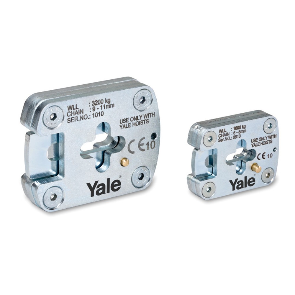 Produktabbildung: Yale® Kettenstopper YKST 1600, Tragkraft 1.600 kg, für Kettenabmessung 5,6 - 8 mm