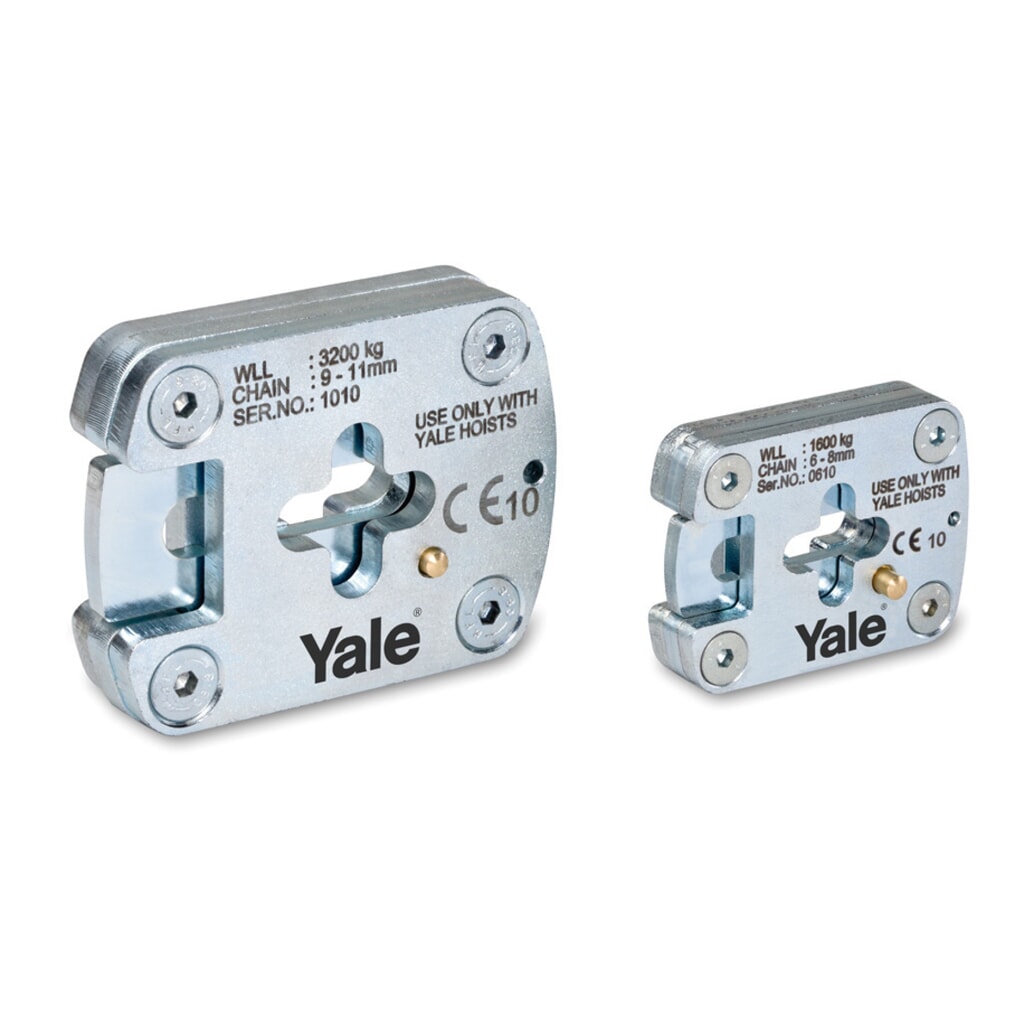 Yale® Kettenstopper YKST 1600, Tragkraft 1.600 kg, für Kettenabmessung 5,6 - 8 mm Produktabbildung: Yale® Kettenstopper YKST 1600, Tragkraft 1.600 kg, für Kettenabmessung 5,6 - 8 mm