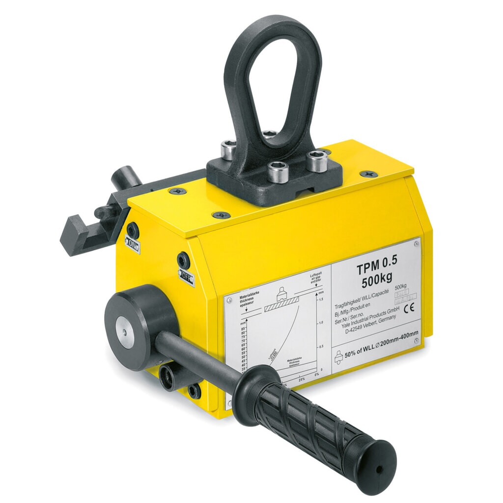 Produktabbildung: Yale® Permanent-Lasthebemagnet TPM, Tragkraft 50 - 100 kg