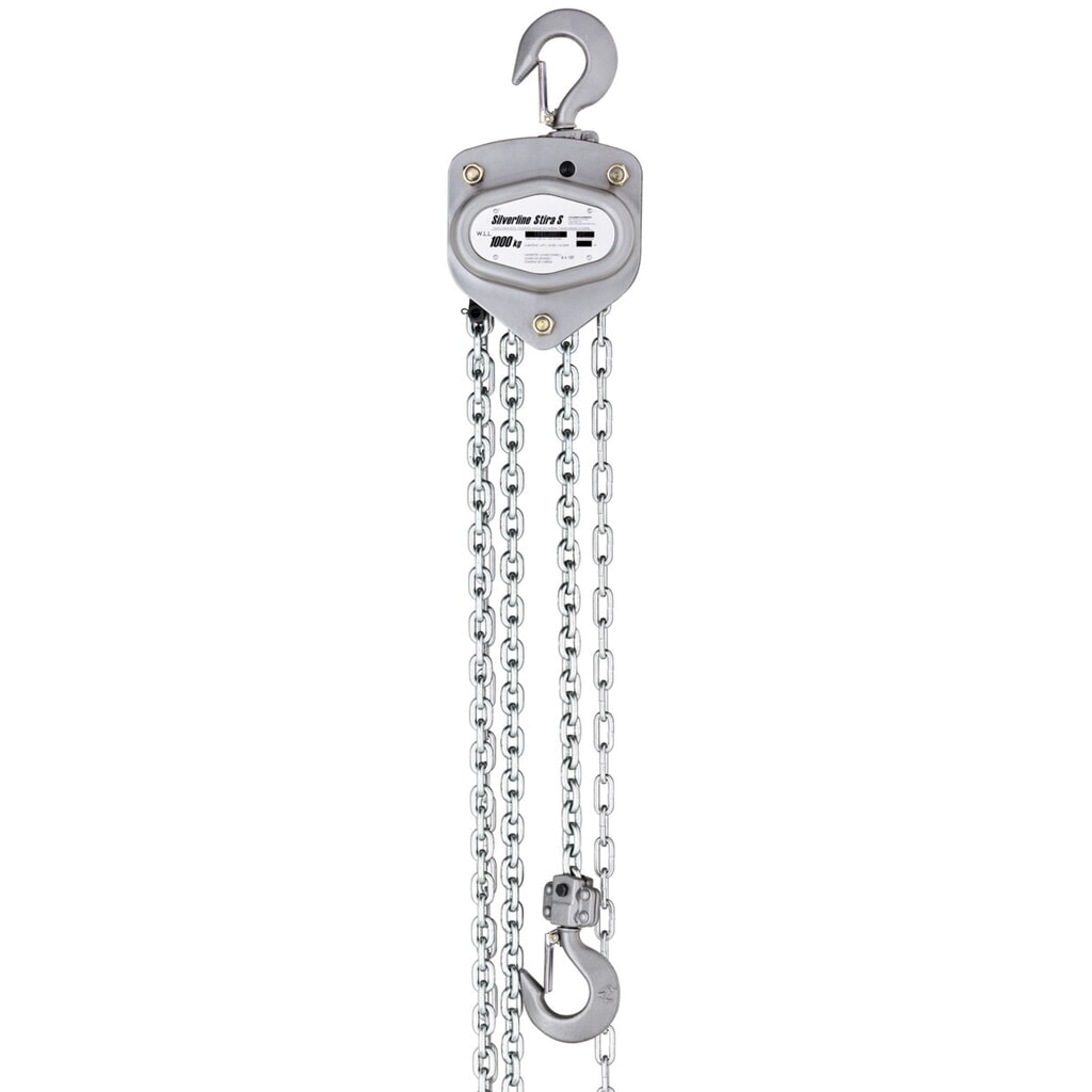 Produktabbildung: Yale® Handkettenzug Silverline Stira S 500, Tragfähigkeit 500 kg, Hub 6 m