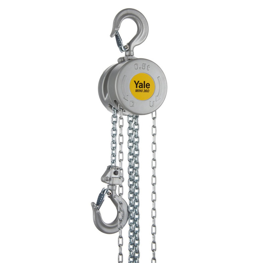 Produktabbildung: Yale® Stirnradflaschenzug YaleMINI 360, Tragkraft 500 kg, Hubhöhe 10.000 mm