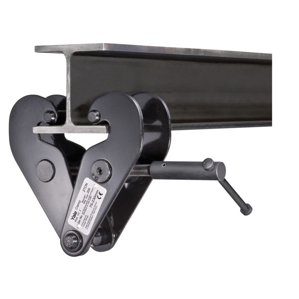 Yale® Trägerklemme YC1, Tragkraft 1.000 kg Produktabbildung: Yale® Trägerklemme YC1, Tragkraft 1.000 kg