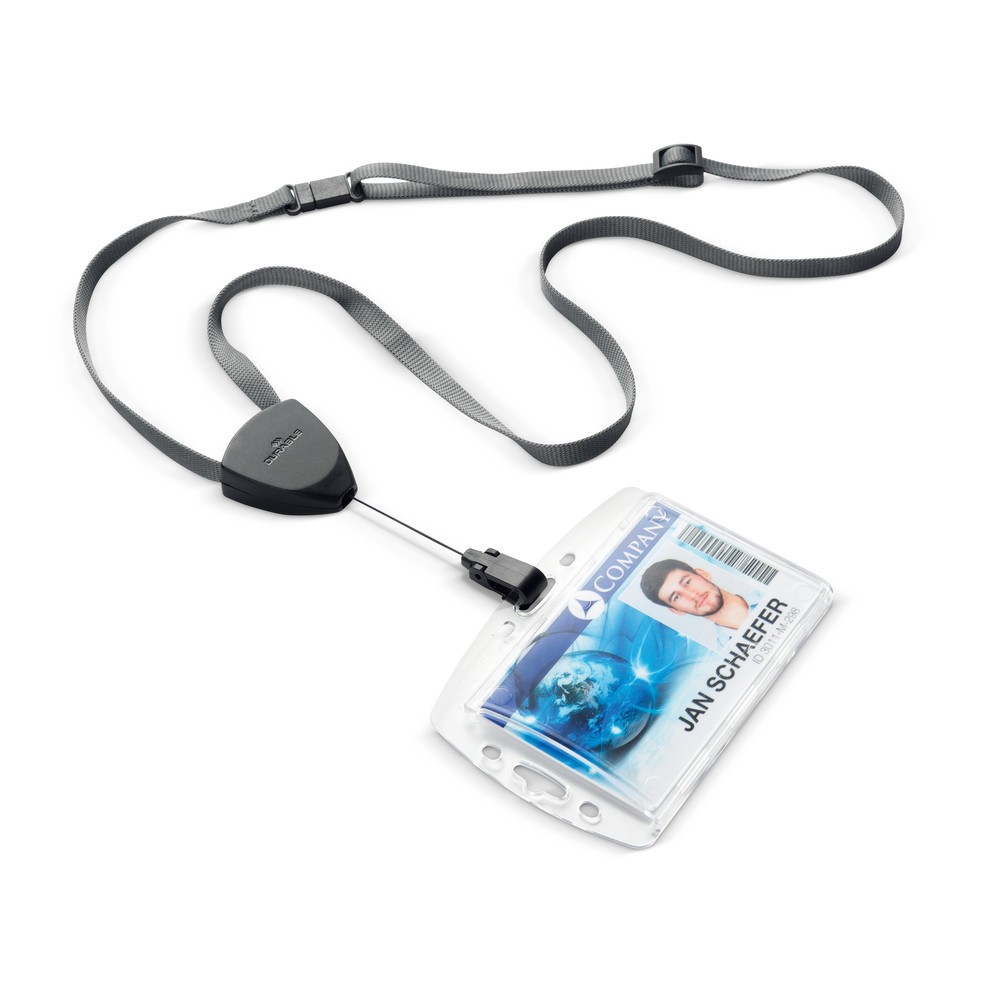 N° de l'image du produit 2 : Yoyo DURABLE Flex pour porte-badge, noir