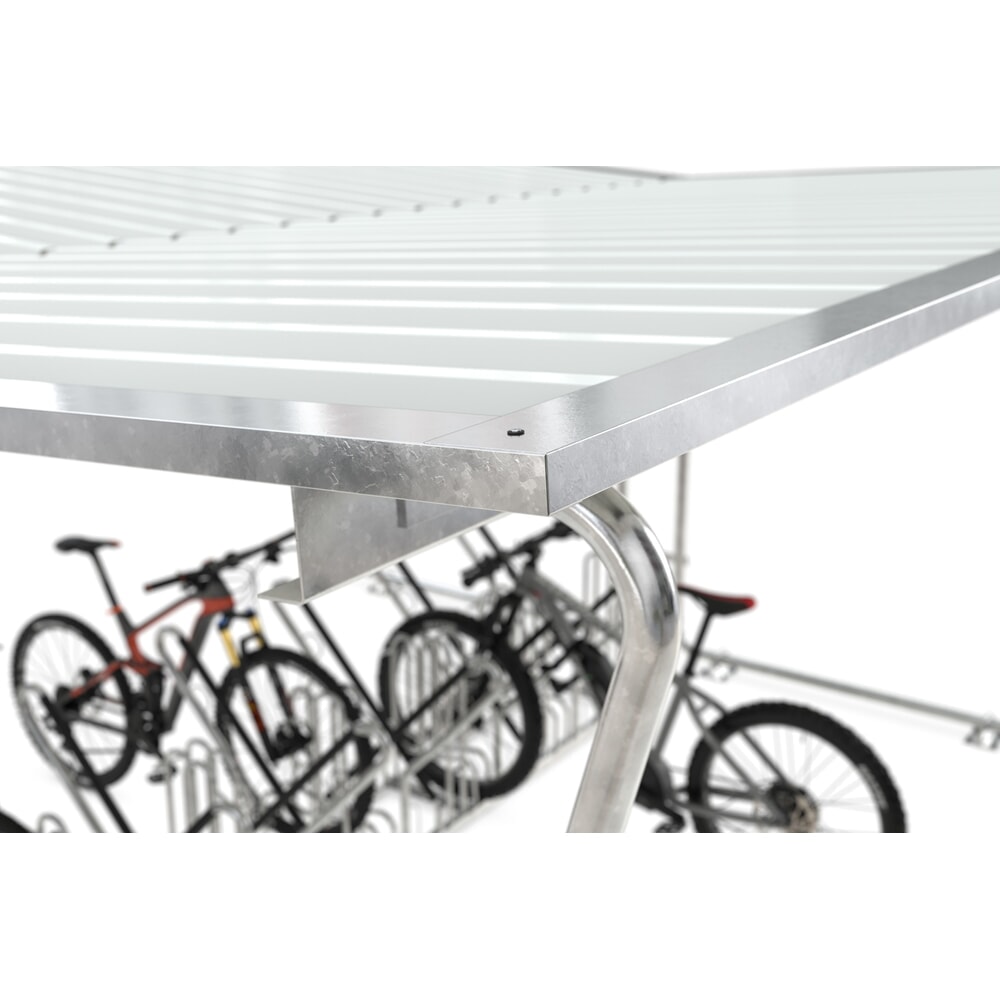 Zdjęcie produktu nr 8: Zadaszenie BASIC, 2-stronne, GF, szerokość 4300 mm