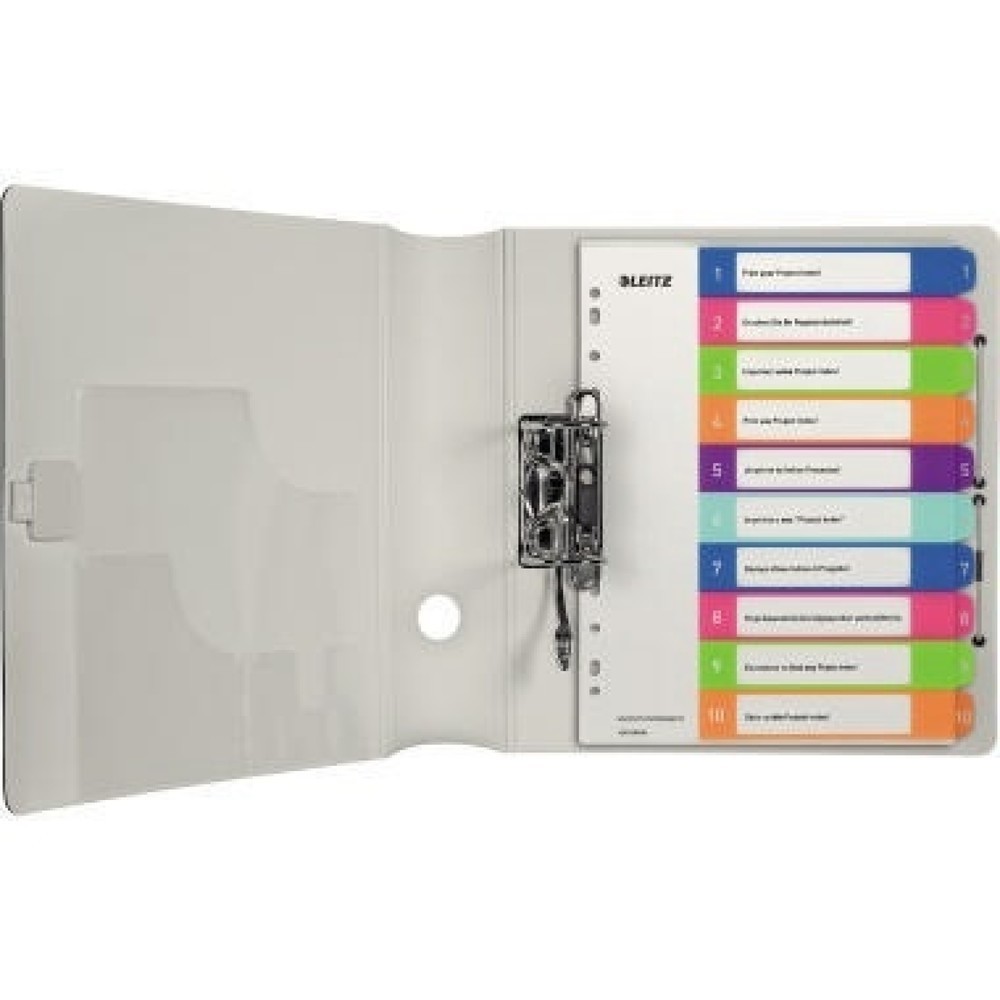 Produktabbildung Nr. 3: Leitz Register WOW 12430000 DIN A4 1-10 volle PP Höhe farbig