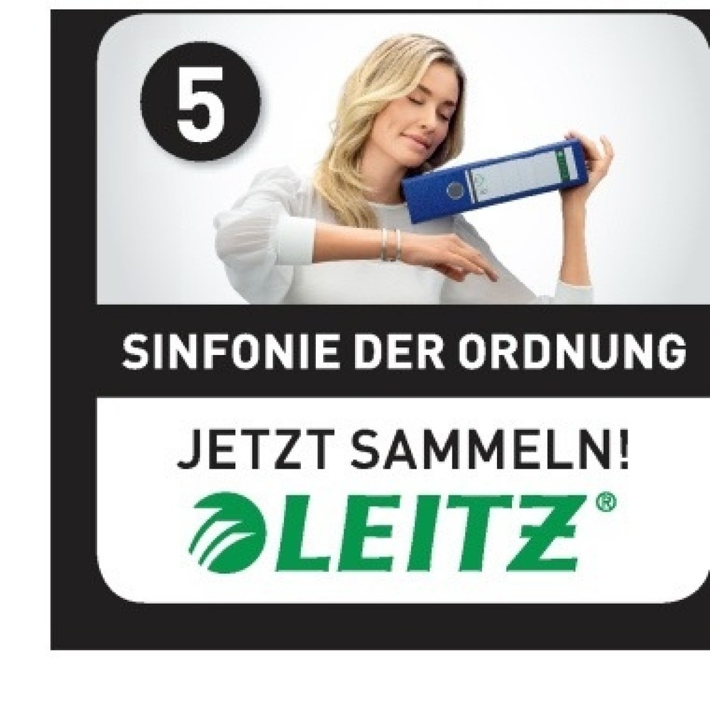 Produktabbildung Nr. 3: Leitz Register 12920000 DIN A4 1-6 volle Höhe PP farbig/transparent