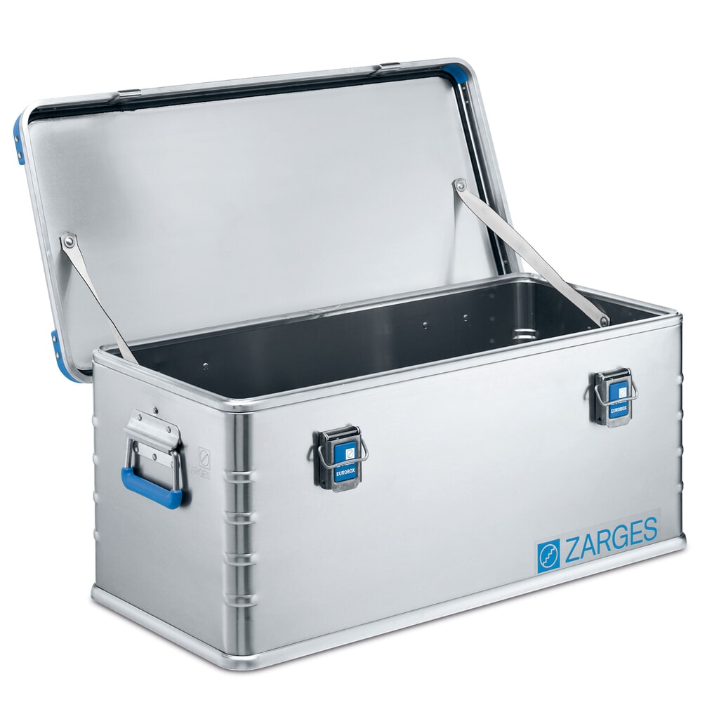 ZARGES Alu-Transportbox, hohe Stapel- und Traglast, 73 Liter Produktabbildung: ZARGES Alu-Transportbox, hohe Stapel- und Traglast, 73 Liter