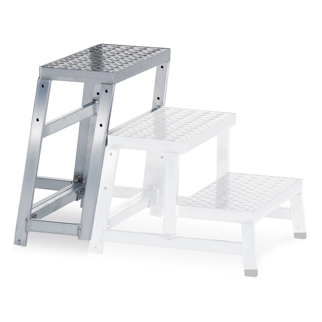ZARGES Arbeitspodest, Modul C, Standhöhe 600 mm Produktabbildung: ZARGES Arbeitspodest, Modul C, Standhöhe 600 mm