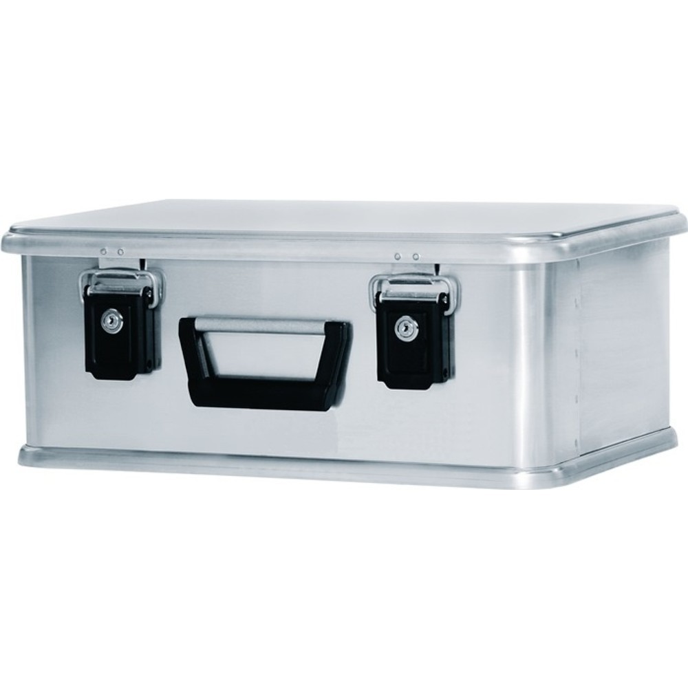 Illustration du produit: Caisse de transport en aluminium Mini XS ZARGES, avec fermeture à charnières, long. x larg. x haut. 500 x 340 x 200 mm, 24 litres
