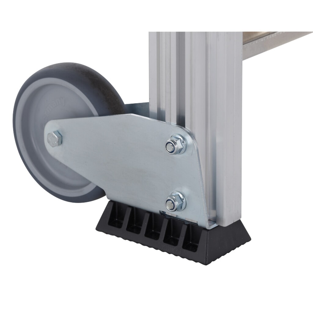 ZARGES Schwerlast-Sicherheitstreppe, Stufenbreite 600 mm, Standhöhe 0,40 m Produktabbildung Nr. 2: ZARGES Schwerlast-Sicherheitstreppe, Stufenbreite 600 mm, Standhöhe 0,40 m
