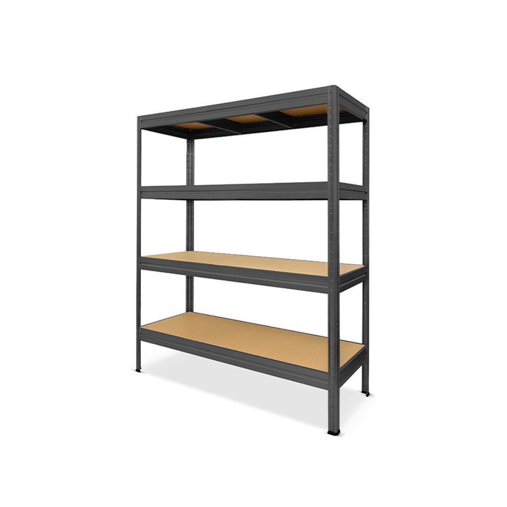 Obrázek produktu: Zátěžový regál HEMMDAL typ L, grafitová šedá – 177 x 160 x 60 cm – až 2400 kg