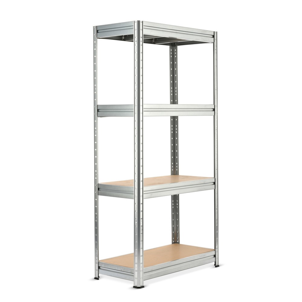 Obrázek produktu: Policový regál HEMMDAL, galvanizovaný, nosnost police 600 kg, VxŠxH 1770 x 900 x 450 mm