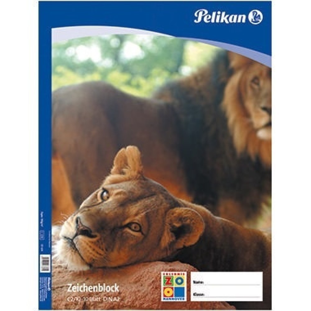 Produktabbildung: Pelikan Zeichenblock C2/10 137604 DIN A2 chlorfrei 10Blatt weiß