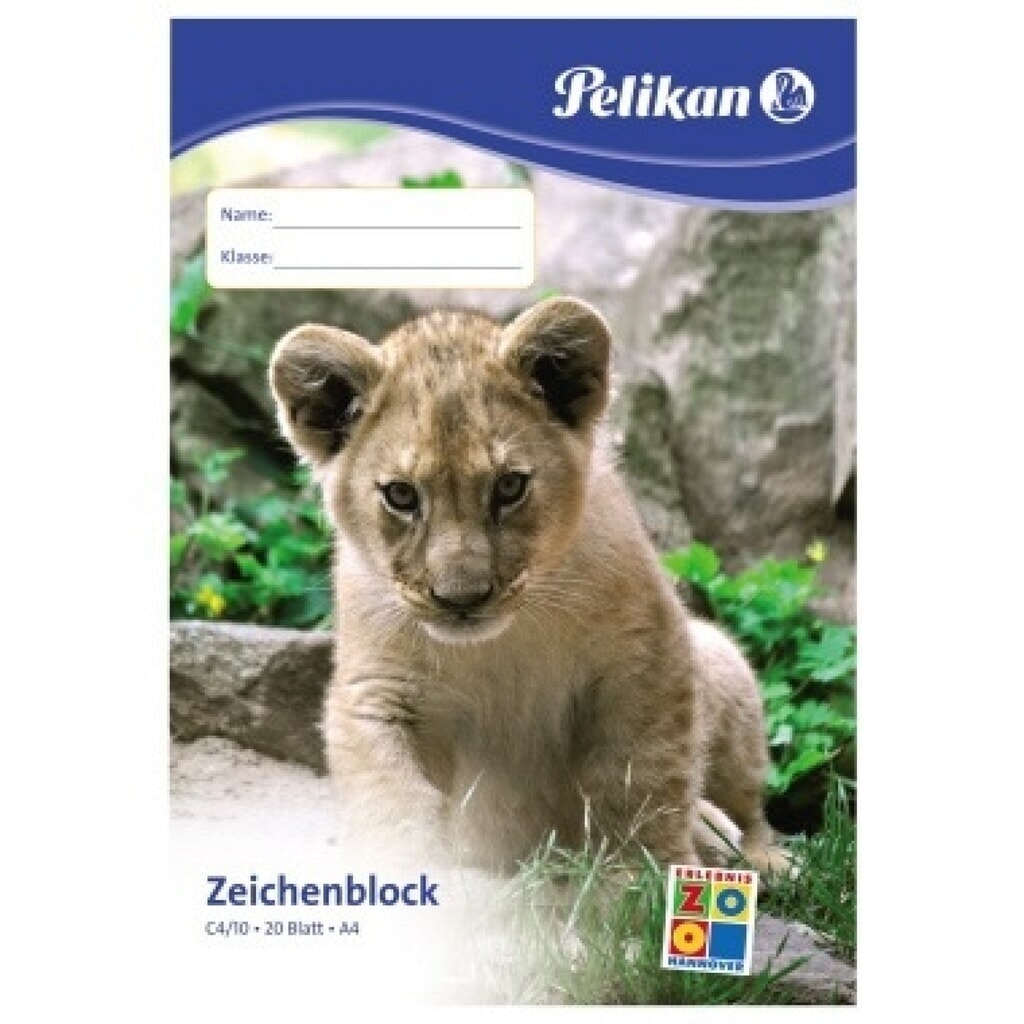 Pelikan Zeichenblock C4/20 224824 DIN A4 20Blatt Produktabbildung: Pelikan Zeichenblock C4/20 224824 DIN A4 20Blatt