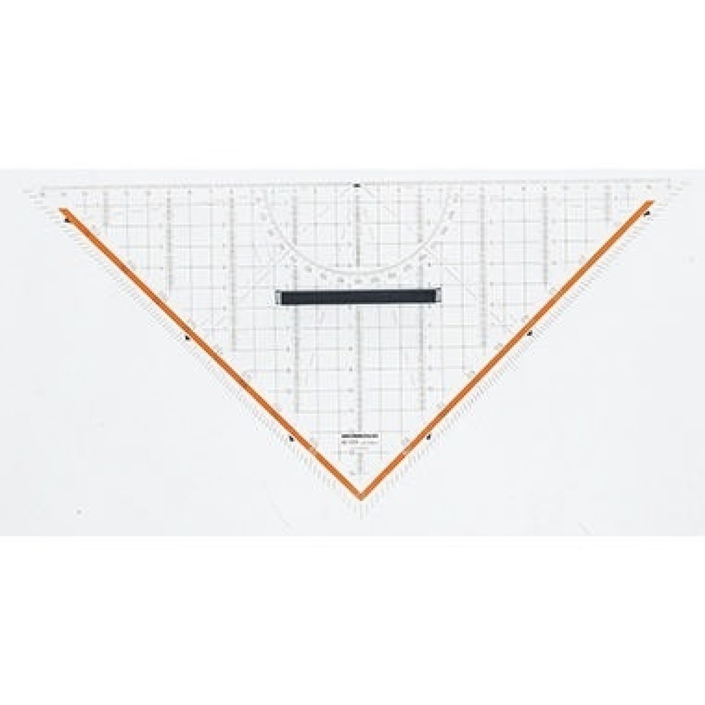 Produktabbildung: RUMOLD Zeichendreieck 1058 32,5cm Plexiglas transparent