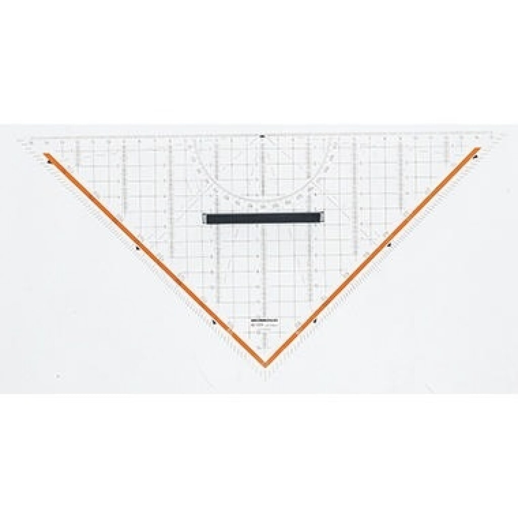 Produktabbildung: RUMOLD Zeichendreieck 1058 32,5cm Plexiglas transparent