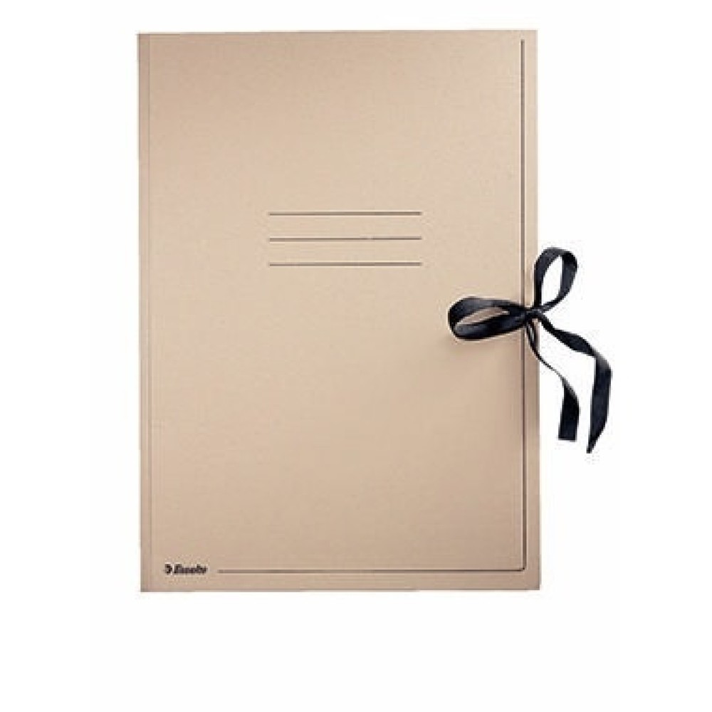 Produktabbildung: Esselte Zeichnungsmappe 6585 DIN A2 25mm 550g Karton grau