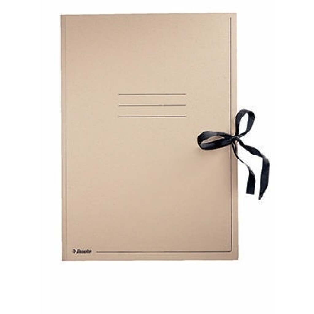 Produktabbildung: Esselte Zeichnungsmappe 6585 DIN A2 25mm 550g Karton grau