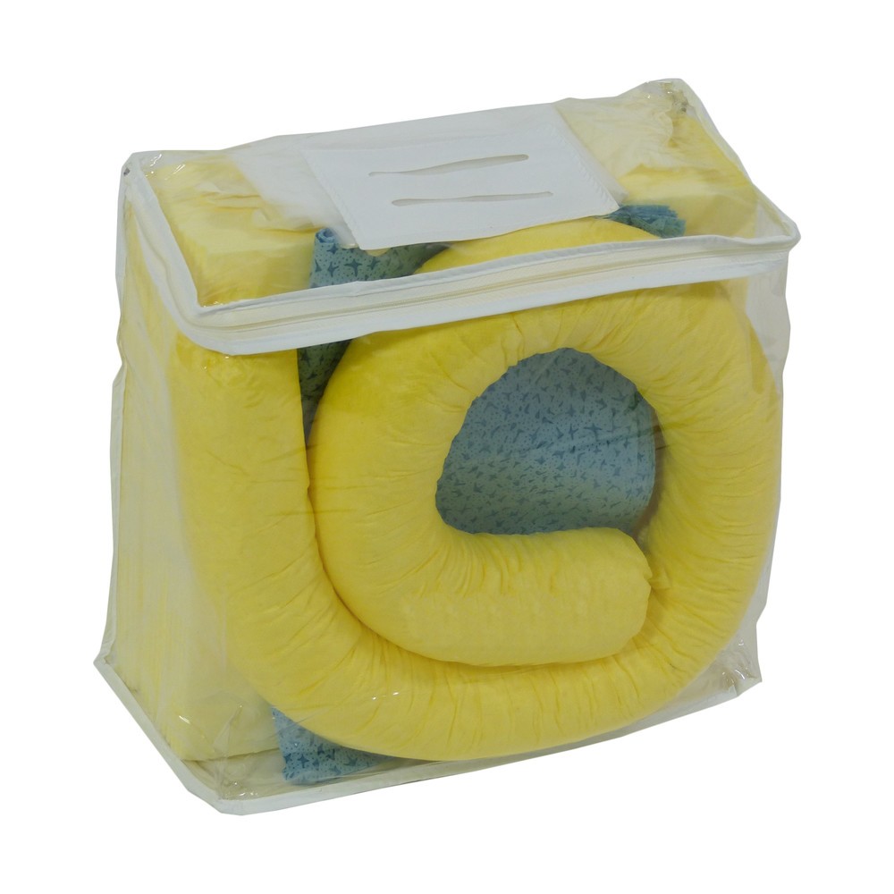 Zdjęcie produktu nr 1: Zestaw awaryjny w torbie z PCW, chemikalia, chłonność 20 l, żółty