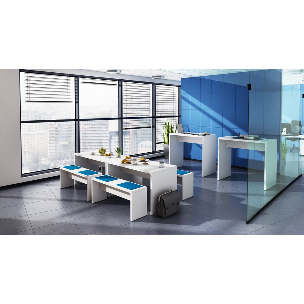 Product afbeelding: Vergadertafel, hxbxd 728 x 1.300 x 680 mm, wit