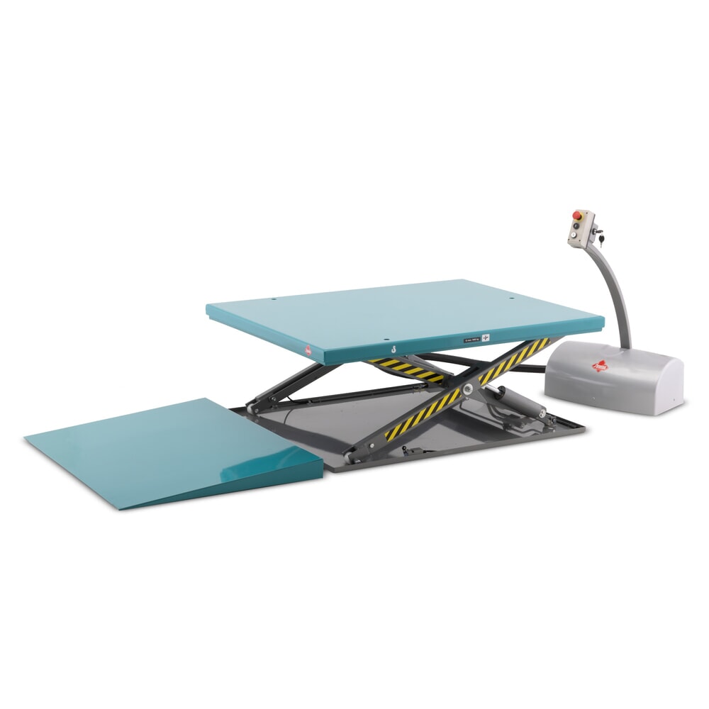 Číslo obrázku produktu 6: Zvedací plošina Ameise® s nájezdovým klínem, nosnost 1000 kg, plošina cca 1450 x 1140 mm