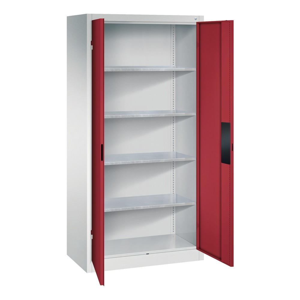 Productafbeelding nr. 5: Draaideurkast, cap. 700 kg, 195x93x50cm, lichtgrijs, zwartgrijs