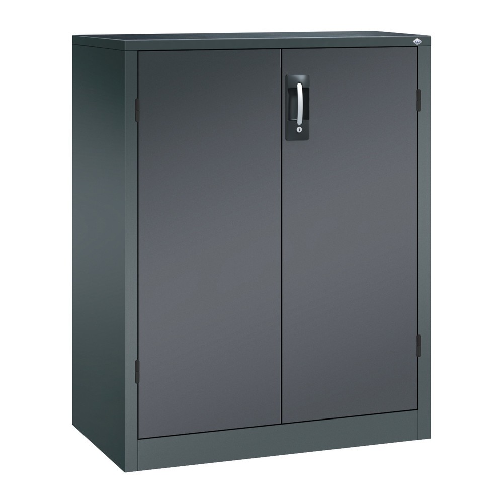 Product afbeelding: Zwaarlastkast met opensl. deuren, cap. 700 kg, 120x93x50cm, antracietgrijs, zwartgrijs