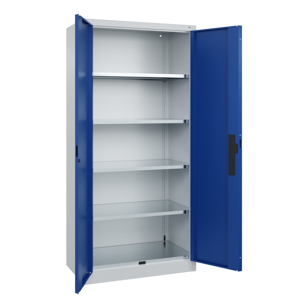 Productafbeelding nr. 5: Draaideurkast, cap. 700 kg, 195x93x50cm, lichtgrijs, gentiaanblauw