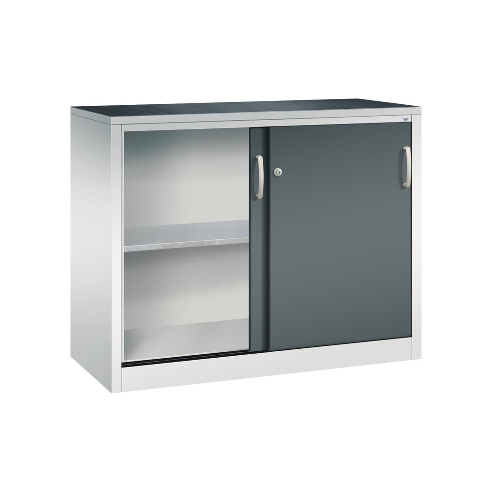 Productafbeelding nr. 3: Zwarelast-schuifdeurenkast C+P, hxbxd 1.000 x 1.200 x 500 mm, lichtgrijs, antracietgrijs