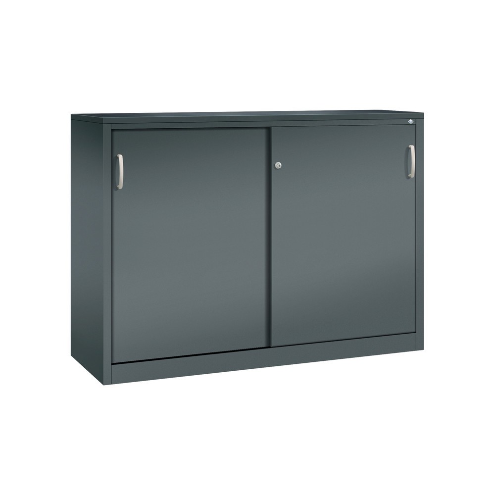 Product afbeelding: Zwarelast-schuifdeurenkast C+P, hxbxd 1.200 x 1.600 x 500 mm, antracietgrijs, antracietgrijs