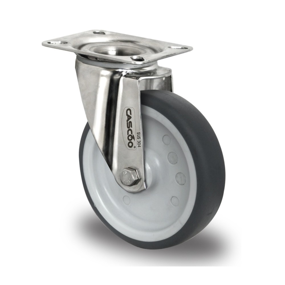 Product afbeelding: Zwenkwiel ø 80 mm serie P2W2 glijlager roestvrij staal