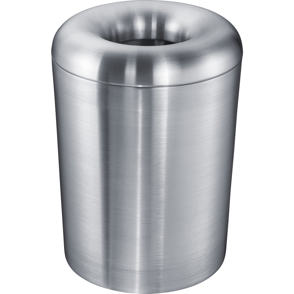 Product afbeelding: Zwingo veiligheidsafvalbak, 13 liter, TÜV/GS-gecertificeerd, met doofkop, aluminium