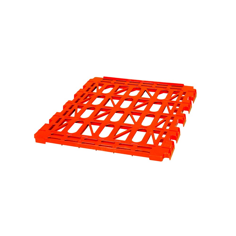 Produktabbildung Nr. 2: Zwischenboden aus HDPE für Rollbehälter Classic 3-seitig, BxT 710 x 760 mm, feuerrot