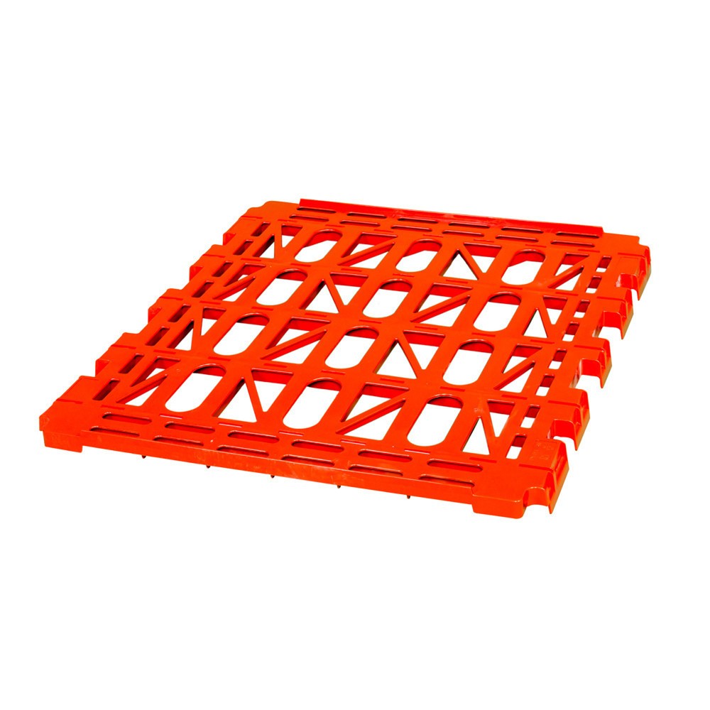 Produktabbildung Nr. 2: Zwischenboden aus HDPE für Rollbehälter Classic 2-seitig, BxT 710 x 810 mm, feuerrot