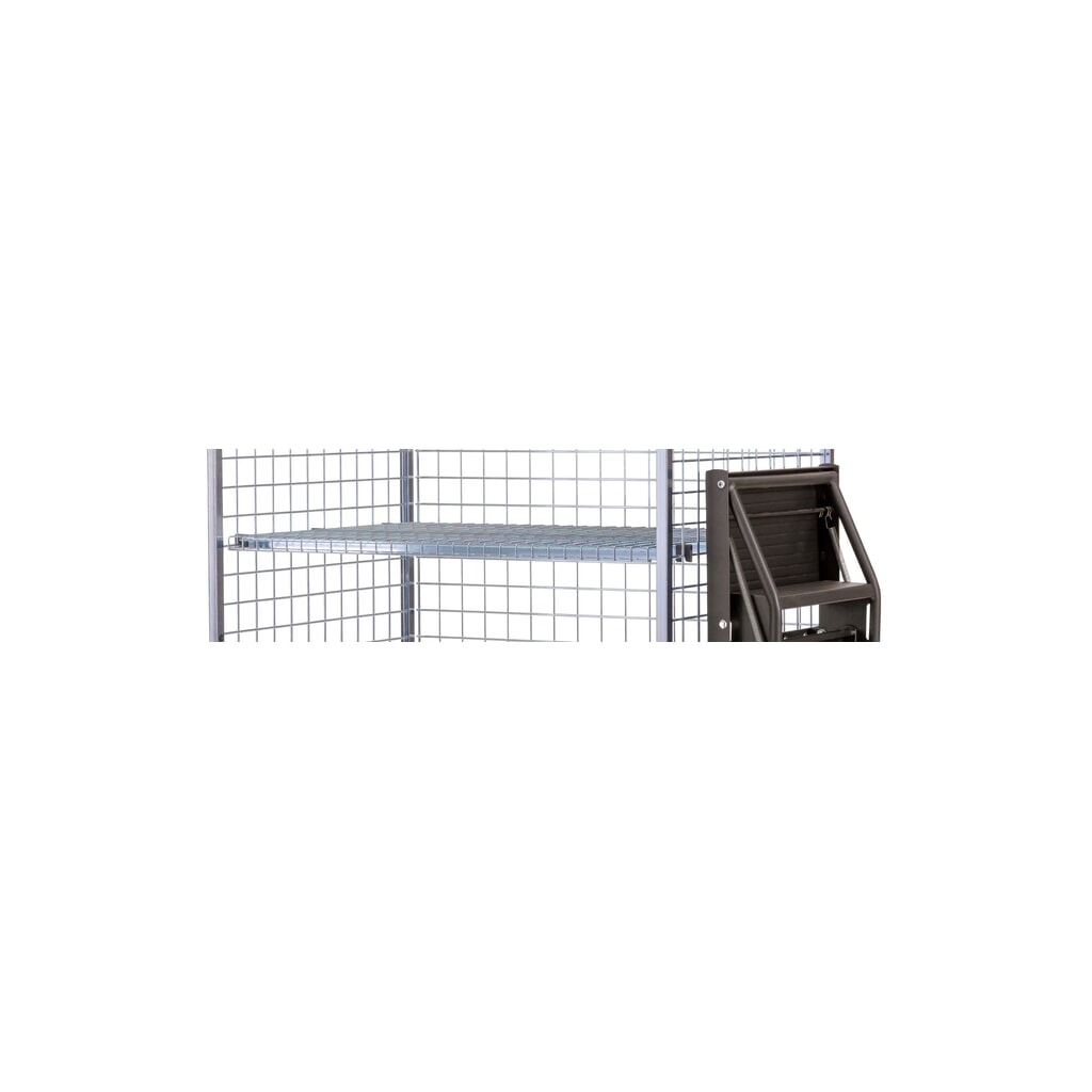 Zwischenboden für Ameise® Kommissionierwagen AK-M, Drahtgitter, BxT 450 x 855 mm, einlegbar Produktabbildung: Zwischenboden für Ameise® Kommissionierwagen AK-M, Drahtgitter, BxT 450 x 855 mm, einlegbar