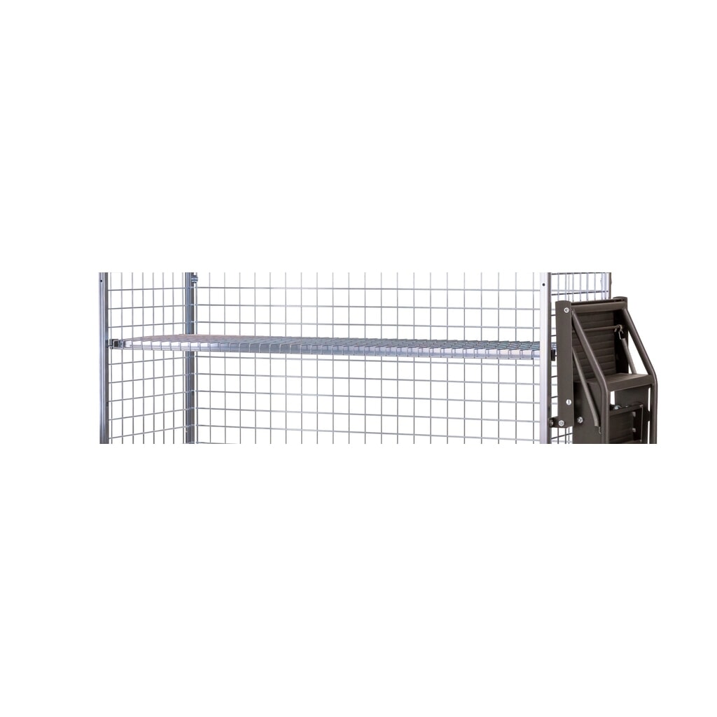 Produktabbildung: Zwischenboden für Ameise® Kommissionierwagen AK-M, Drahtgitter, BxT 450 x 1.285 mm, einlegbar