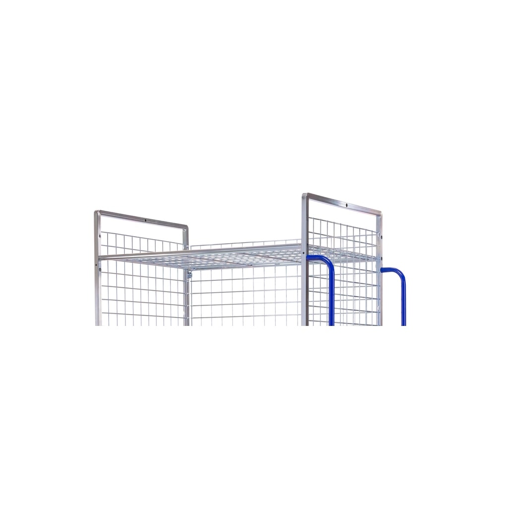 Zwischenboden für Ameise® Kommissionierwagen AK-M, Drahtgitter, BxT 455 x 855 mm, fest Produktabbildung: Zwischenboden für Ameise® Kommissionierwagen AK-M, Drahtgitter, BxT 455 x 855 mm, fest