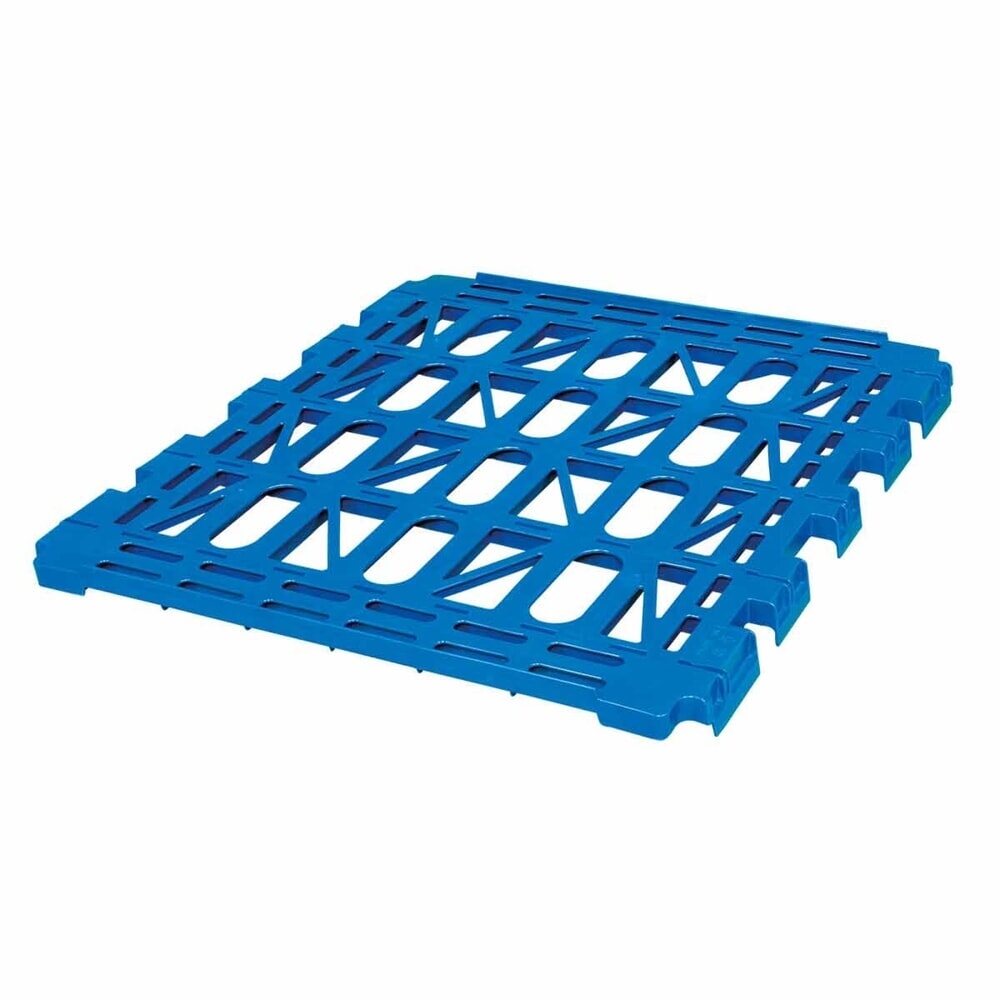 Produktabbildung: Zwischenboden für rolltainer® 4-seitige Rollbehälter aus HDPE-Kunststoff, blau, BxT 682 x 815 mm